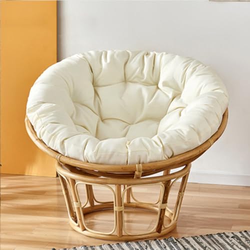 HOUSN 8,140 * 140, Papasansessel Kissen, Papasan Sitzkissen für Hängesessel, Polster Bodenkissen für Schwenksessel, Rund Papasan Sessel, Polyrattan Sessel, Garten Stuhlauflag von HOUSN