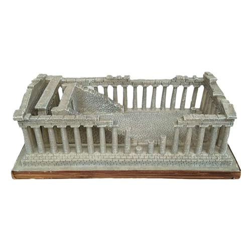 HOUSN Heimdekorationen, Kunstwerke, Ornamente, Wahrzeichen, Gebäude, Akropolis von Athen, dekorative Skulpturen, touristische Souvenirs (23 * 14 * 8.5cm),Grau von HOUSN