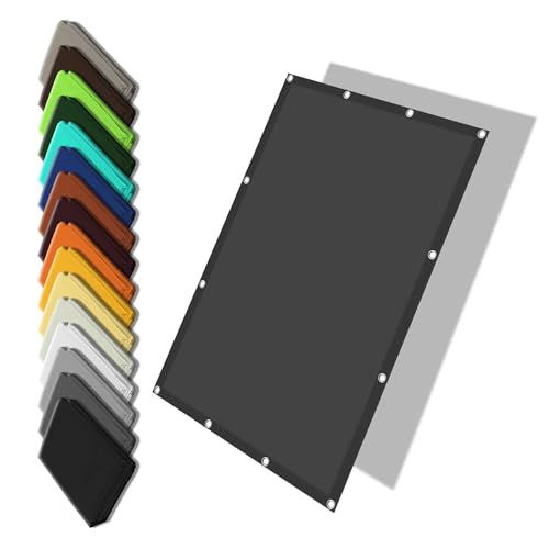 Sonnensegel Wasserdicht Nach Maß 10 x 10 m Rechteckig Wasserdicht 98% UV Schutz Schattiernetz mit Ösen Vielen Größen mit Spannseilen für Garten Terrasse Outdoor Camping, Dunkelgrau Sonnensegel Wasserdicht Nach Maß 10 x 10 m Rechteckig Wasserdicht 98% UV Schutz Schattiernetz mit Ösen Vielen Größen mit Spannseilen für Garten Terrasse Outdoor Camping, Dunkelgrau von HOUXINZ