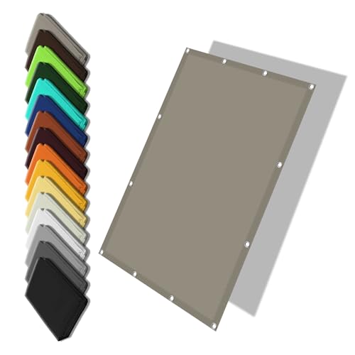 Sonnensegel Wasserdicht Nach Maß 4 x 10 m Rechteckig Wasserdicht 98% UV Schutz Schattiernetz mit Ösen Vielen Größen mit Spannseilen für Garten Terrasse Outdoor Camping, Khaki Sonnensegel Wasserdicht Nach Maß 4 x 10 m Rechteckig Wasserdicht 98% UV Schutz Schattiernetz mit Ösen Vielen Größen mit Spannseilen für Garten Terrasse Outdoor Camping, Khaki von HOUXINZ