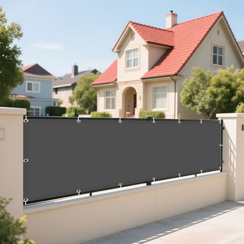 Sonnensegel Wasserdicht Rechteckig 175 x 255 cm Rechteckig Wasserdicht 98% UV Schutz Schattennetz mit Spannseilen mit Ösen für Terrasse Balkon, Dunkelgrau Sonnensegel Wasserdicht Rechteckig 175 x 255 cm Rechteckig Wasserdicht 98% UV Schutz Schattennetz mit Spannseilen mit Ösen für Terrasse Balkon, Dunkelgrau von HOUXINZ