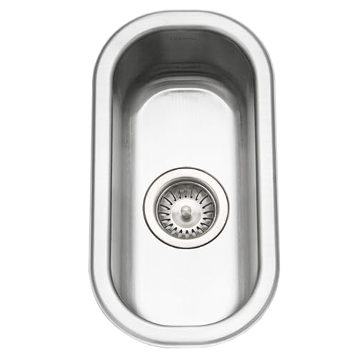 Houzer CS-1105-1 Club Series Undermount Stainless Steel Compact Bar/Prep Sink von HOUZER