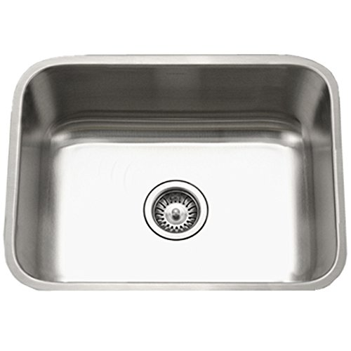 Houzer STS-1300-1 Eston Series Undermount Stainless Steel Single Bowl Kitchen Sink, 18 Gauge by HOUZER von HOUZER