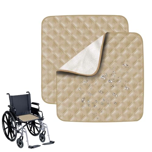 HOVCEH Inkontinenzeinlagen für Stühle, waschbar, Stuhl-Inkontinenzunterlage für Männer und Frauen, wiederverwendbar und auslaufsicher, wasserdicht, Sitzschoner für Stuhl, Sofa, Bett, 56 x 53 cm, Beige HOVCEH Inkontinenzeinlagen für Stühle, waschbar, Stuhl-Inkontinenzunterlage für Männer und Frauen, wiederverwendbar und auslaufsicher, wasserdicht, Sitzschoner für Stuhl, Sofa, Bett, 56 x 53 cm, Beige von HOVCEH