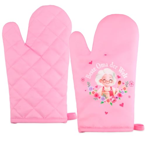 HOWAF Oma Geschenk, 1 Paar Ofenhandschuhe für Oma, Ofenhandschuhe Oma, Topfhandschuhe Küchenhandschuhe Backofenhandschuhe, Geschenke für Oma Weihnachten Geburtstagsgeschenk Muttertagsgeschenk HOWAF Oma Geschenk, 1 Paar Ofenhandschuhe für Oma, Ofenhandschuhe Oma, Topfhandschuhe Küchenhandschuhe Backofenhandschuhe, Geschenke für Oma Weihnachten Geburtstagsgeschenk Muttertagsgeschenk von HOWAF