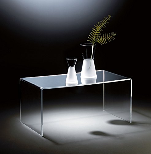 HOWE-Deko Hochwertiger Acryl-Glas Couchtisch, klar, 90 x 50 cm, H 42 cm, Acryl-Glas-Stärke 12 mm von HOWE-Deko