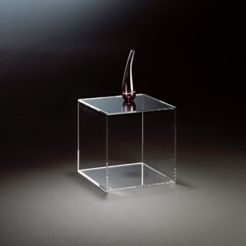HOWE-Deko Hochwertiger Acryl-Glas Würfel, 4-seitig, klar, 45 x 45 cm, H 45 cm, Acryl-Glas-Stärke 8 mm von HOWE-Deko