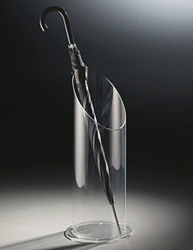 Hochwertiger Acryl-Glas Regenschirmständer, klar, Ø 20 cm, H 60 cm, Acryl-Glas-Stärke Zylinder 3 mm von HOWE-Deko