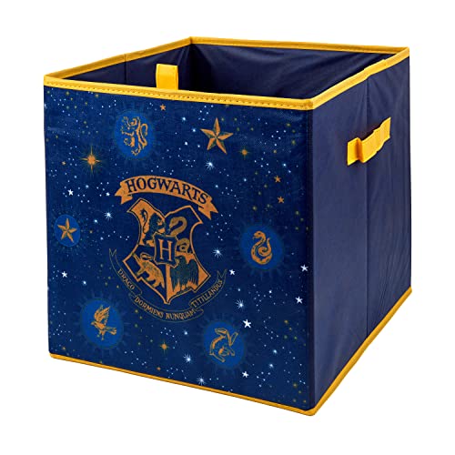 HOX Harry Potter Faltbare Aufbewahrungsboxen mit Griffen, Haltbarkeit und hochwertiger Stoff, zusammenklappbare Truhe/Würfel, kompatible Ikea-Kallax-Möbel, perfekt für Organizer, Kinderzimmer und von HOX