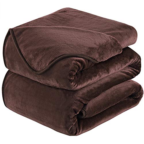 HOZY Kuscheldecke 150x200cm Chocolate, Fleece Decke Sofa Decke, Warme Bettdecke Fleecedecke Couch Decken Flauschige Decke, Tagesdecke Sofaüberwurf Hundedecke Sofadecke Couchdecke flauschig von HOZY