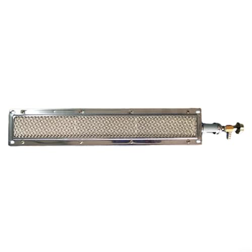 BBQ Barbecues Barbecue Gasgrill Infrarot Seitenbrenner Keramik Heizung Aluminium Platte Infrarot Brenner mit Düse (41 x 8 cm) von HOgardenME