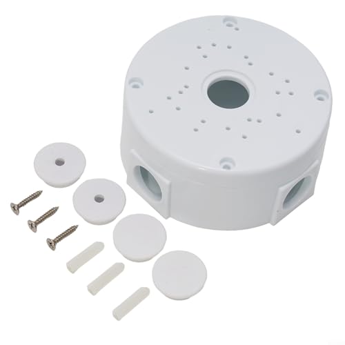 Dome Camera Junction Box, Universal Dome Security Camera Mount Box, Bracket Cable,Indoor Dome Camera Cover, Base Junction Box for Dome Cameras Dome Camera Junction Box, Universal Dome Security Camera Mount Box, Bracket Cable,Indoor Dome Camera Cover, Base Junction Box for Dome Cameras von HOgardenME
