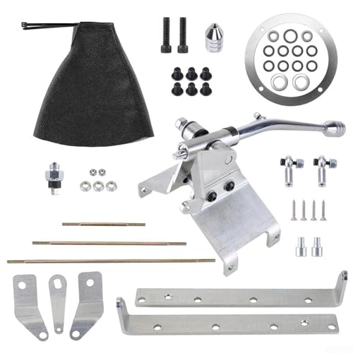 HOgardenME 12 Zoll Automatikgetriebe Schalthebel Kit HRC12-940 Bodenhalterung für Turbo 350 TH350 mit Hebel und Metallkonstruktion von HOgardenME