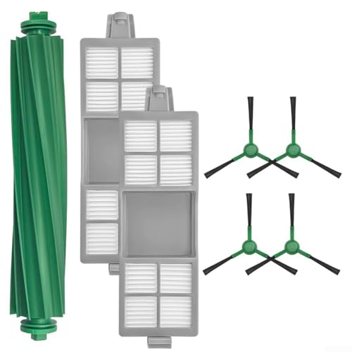 Hauptbürsten-Seitenbürsten und Filter-Ersatz-Set für Roomba 205 für DustCompactor Roboter-Staubsauger für effektive Schmutz- und Staubentfernung Hauptbürsten-Seitenbürsten und Filter-Ersatz-Set für Roomba 205 für DustCompactor Roboter-Staubsauger für effektive Schmutz- und Staubentfernung von HOgardenME