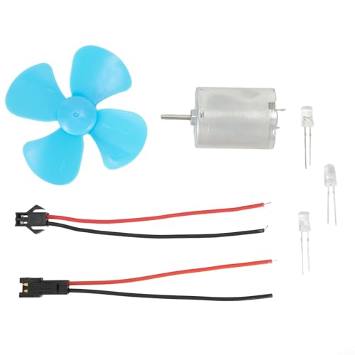 Tragbarer Dynamo Generator Kit, Windturbine, DC 0-20V Power Voltage Elektrische Komponenten Windturbine Generator für DIY Lehrmodell von HOgardenME
