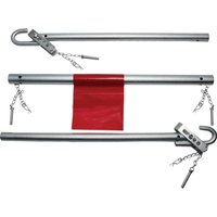 Abschleppstange STA/Metall L1,8xB65xH53mm G.4,26kg silber - 10481 von HP AUTOZUBEHÖR
