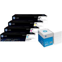 Bundle mit HP Original 117A Toner 4er Multipack + 2.500 Blatt HP Kopierpapier hochweiß von HP Inc.