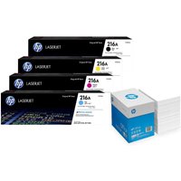 Bundle mit HP Original 207A Toner 4er Multipack + 2.500 Blatt HP Kopierpapier hochweiß von HP Inc.