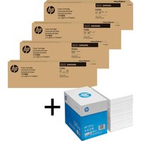 Bundle mit HP Original CLT-506L Toner 4er Multipack + 2.500 Blatt HP Kopierpapier hochweiß von HP Inc.