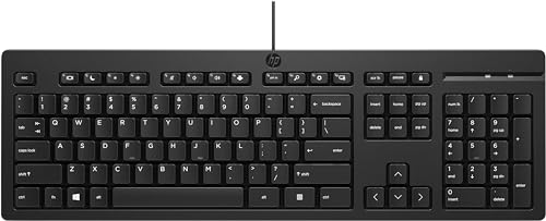HP 125 - Tastatur - USB - Deutsch (Packung mit 12) - für HP 34, Elite Mobile Thin Client mt645 G7, Laptop 15, Pro Mobile Thin Client mt440 G3 von HP Inc.