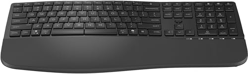 HP 685 - Tastatur - dual Mode, 3-Zone Layout, Multi-Device, 23 programmable Keys, OS Auto-Detection, Low Profile Key travel - 100% - Full Size - kabellos - 2.4 GHz - Deutsch - Schwarz - Sonderaktion HP 685 - Tastatur - dual Mode, 3-Zone Layout, Multi-Device, 23 programmable Keys, OS Auto-Detection, Low Profile Key travel - 100% - Full Size - kabellos - 2.4 GHz - Deutsch - Schwarz - Sonderaktion von HP Inc.