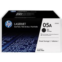 HP Original 05A Toner Doppelpack schwarz 2 x 2.300 Seiten (CE505D) von HP Inc.