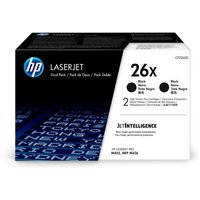 HP Original 26X Toner Doppelpack schwarz hohe Kapazität 2 x 9.000 Seiten (CF226XD) von HP Inc.