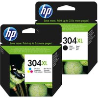 HP Original 304XL Druckerpatronen - Multipack (N9K08AE+N9K07A) von HP Inc.