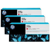 HP Original 771C Druckerpatrone 3x magenta 775ml (B6Y32A) von HP Inc.