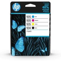 HP Original 932/933 Druckerpatronen 4er Multipack schwarz, cyan, magenta, gelb (6ZC71AE) von HP Inc.