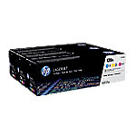 HP 128A Original Tonerkartusche CF371AM Cyan, Magenta, Gelb Multipack 3 Stück von HP