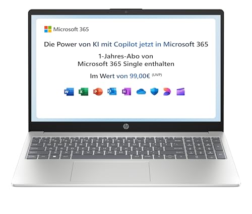 HP Laptop | 15,6" FHD Display | Intel Processor N100 | 4 GB DDR4 RAM | 128 GB UFS | Intel UHD Graphics | Windows 11 Home im S-Modus | QWERTZ | Natural Silver HP Laptop | 15,6" FHD Display | Intel Processor N100 | 4 GB DDR4 RAM | 128 GB UFS | Intel UHD Graphics | Windows 11 Home im S-Modus | QWERTZ | Natural Silver von HP