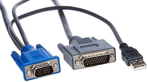 Hewlett Packard HP 1x4 KVM Console USB Kabel 6ft von Hewlett Packard