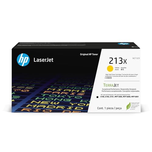 HP 213X Gelb Original Laserjet-Tonerkartusche mit hoher Reichweite von HP