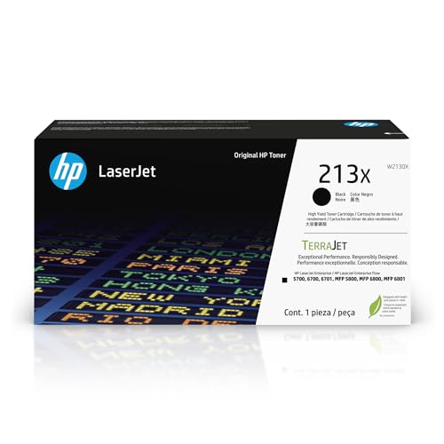 HP 213X Schwarz Original Laserjet-Tonerkartusche mit hoher Reichweite von HP