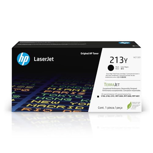 HP 213Y Schwarz Original Laserjet-Tonerkartusche mit sehr hoher Reichweite von HP