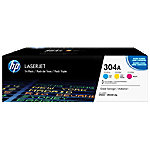 HP 304A Original Tonerkartusche CF372AM Cyan, Magenta, Gelb Multipack 3 Stück von HP