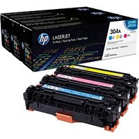 HP 304A (CF372AM) cyan, magenta, gelb Tonerkartuschen, 3er-Set von HP