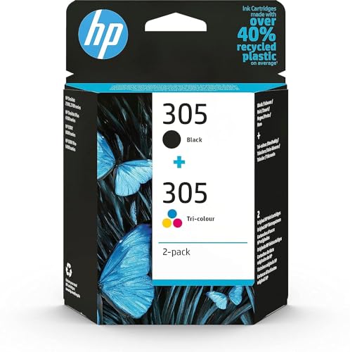 HP 305 2-Pack TRI-Color/Black ORIGINAL Ink Cartridge von HP