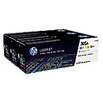 HP 305A Original Tonerkartusche CF370AM Cyan, Magenta, Gelb Multipack 3 Stück von HP