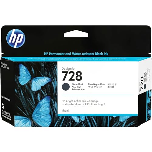 HP 3WX25A Ink Matte Black HP728 130ml von HP