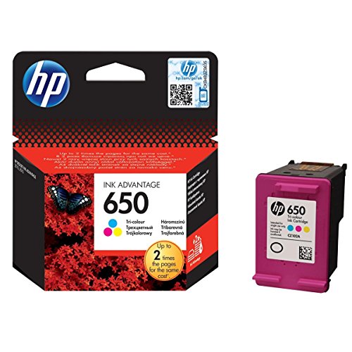 HP 650 Tri-color Ink Cartridge Cyan, Magenta, Gelb von HP