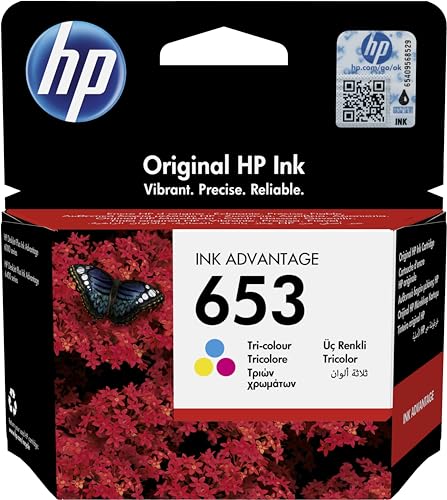 HP 653 Tri-Color Original Ink Advantage HP 653 Tri-Color Original Ink Advantage Cartridge von HP
