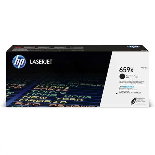 HP 659X (W2010X) Original Tonerkartusche, (Hohe Reichweite, Kompatibel mit: HP LaserJet Druckern) von HP