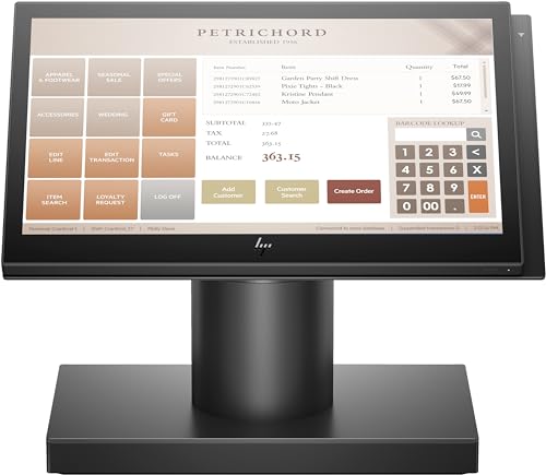 HP 6TQ15EA#ABD Engage One 145 All-in-One POS-Terminal, Core i5 7300U/2.6 GHz, 8 GB Ram, 256GB SSD, HD Graphics 620, GigE, Win 10 IoT Enterprise 64-Bit Retail, 35.56cm Full HD LED HP 6TQ15EA#ABD Engage One 145 All-in-One POS-Terminal, Core i5 7300U/2.6 GHz, 8 GB Ram, 256GB SSD, HD Graphics 620, GigE, Win 10 IoT Enterprise 64-Bit Retail, 35.56cm Full HD LED von HP