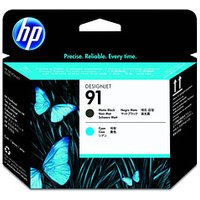 HP 91 (C9460A) schwarz matt, cyan Druckkopf von HP