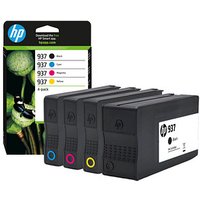 HP 937 (6C400NE) schwarz, cyan, magenta, gelb Druckerpatronen, 4er-Set von HP