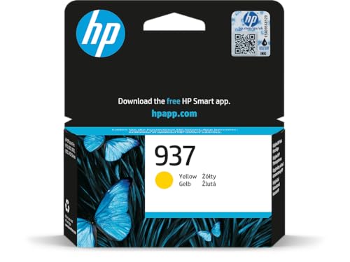 HP 937 Yellow Original Ink Cartridge - Original - Ink Cartridge for HP OfficeJet Pro 91xx, 97xx von HP