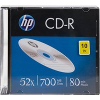 HP CD-R 700MB 52x 10erSlimcase Slim Case von HP Inc.