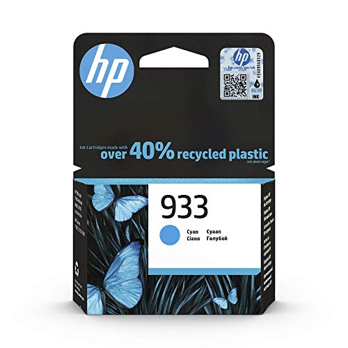 HP CN058AE 933 Cyan Original Druckerpatrone für HP OfficeJet 7510, 7612, 7110, 6700, 6100, 6600 von HP